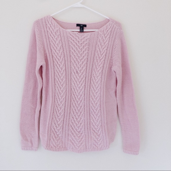 Fitted Soft Pink Gap Sweater - Picture 1 of 3